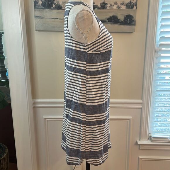 Old Navy Navy and White Striped Dress - Picture 5 of 10